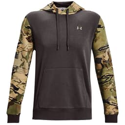 Under Armour Rival Camo Blocked Fleece Hoodie Charcoal/UA Barren Camo/Bayou XXL 1373180-019006