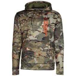 Under Armour Camo Wordmark Hoodie UA Forest All Season Camo/Rust Orange SM 1374081-994004