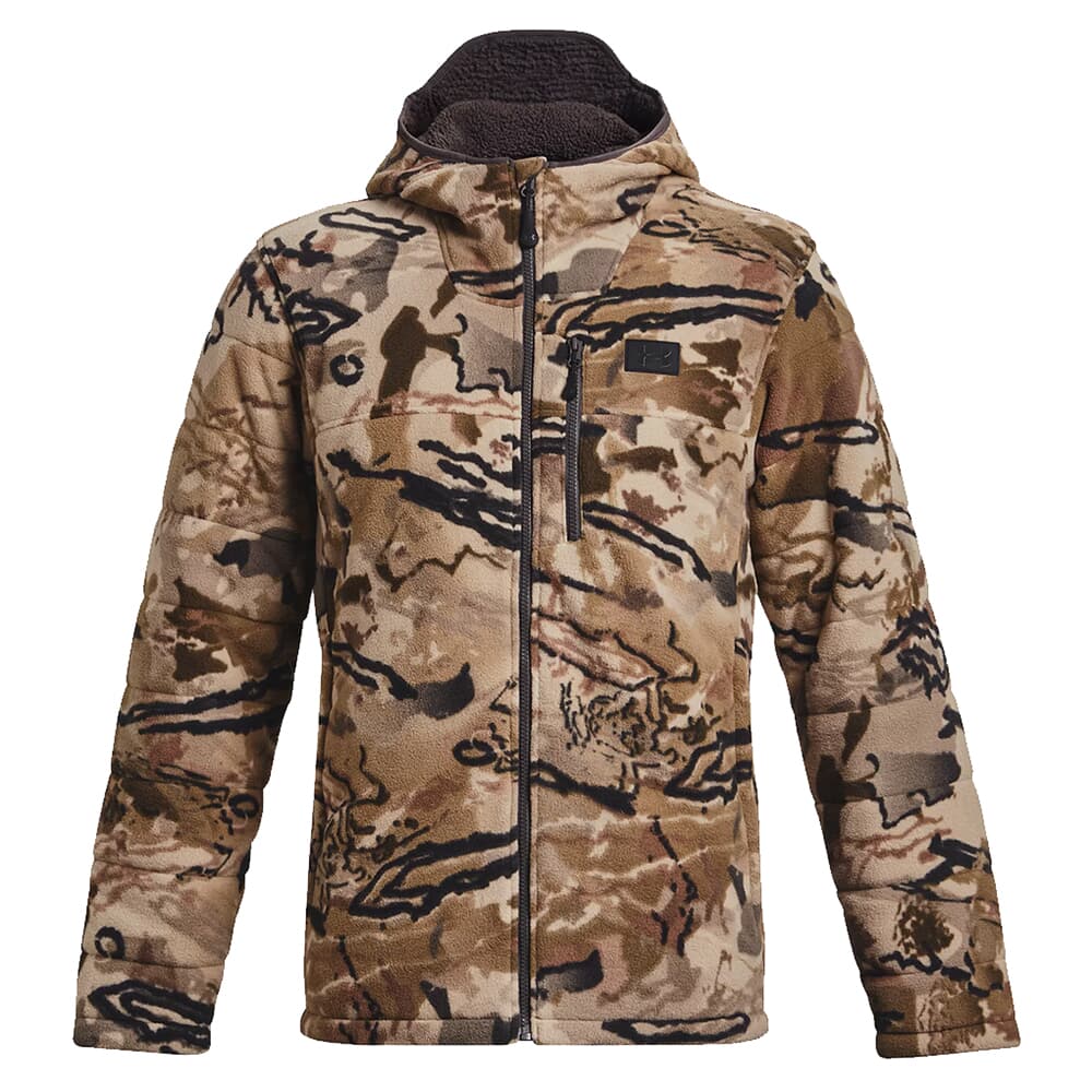Under Armour Whitetail Rut Windproof Jacket UA Barren Camo/Black LG 1378817-989003