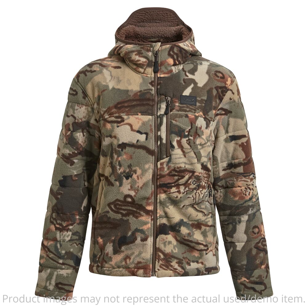 Under Armour USED Whitetail Women's Rut Windproof Jacket UA Forest All Season Camo/Timber XL 1378819-994005 - Like New - No Sale Tags USED7630