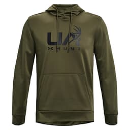Under Armour Rival Fleece Antler Hoodie Marine OD Green/Black XL 1380258-390005