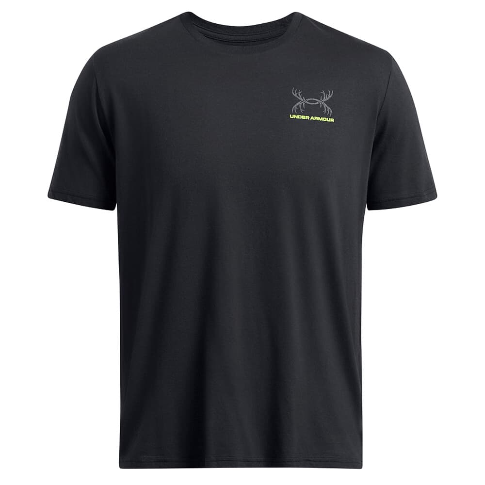 Under Armour Schematic Whitetail Short Sleeve Shirt Black 1386778-001