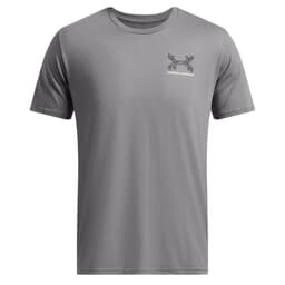 Under Armour Schematic Elk Short Sleeve Shirt Titan Gray XXL 1386780-024007