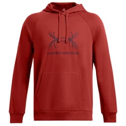 Under Armour Rival Fleece Antler Hoodie Earthen Orange XXL 1388086-840006