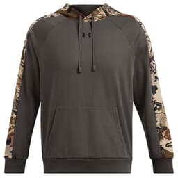 Under Armour Rival Fleece Camo Blocked Hoodie Charcoal/Black XXL 1388087-019006