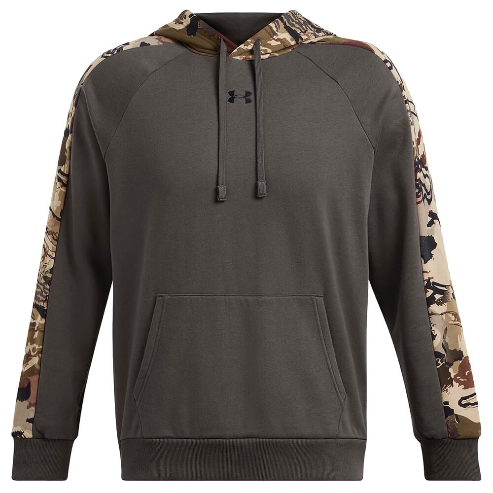 Under Armour Rival Fleece Camo Blocked Hoodie Charcoal/Black 1388087-019
