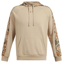 Under Armour Rival Fleece Camo Blocked Hoodie City Khaki/Camel XXL 1388087-299006