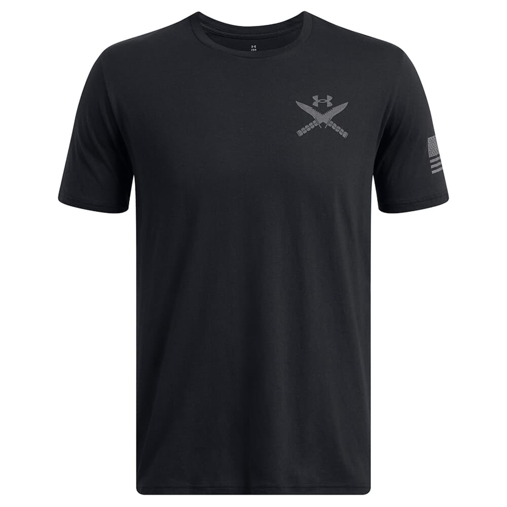 Under Armour Freedom Tac Logo T-Shirt Black 1389463-001