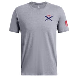 Under Armour Freedom Tac Logo T-Shirt Steel Light Heather XXL 1389463-035006