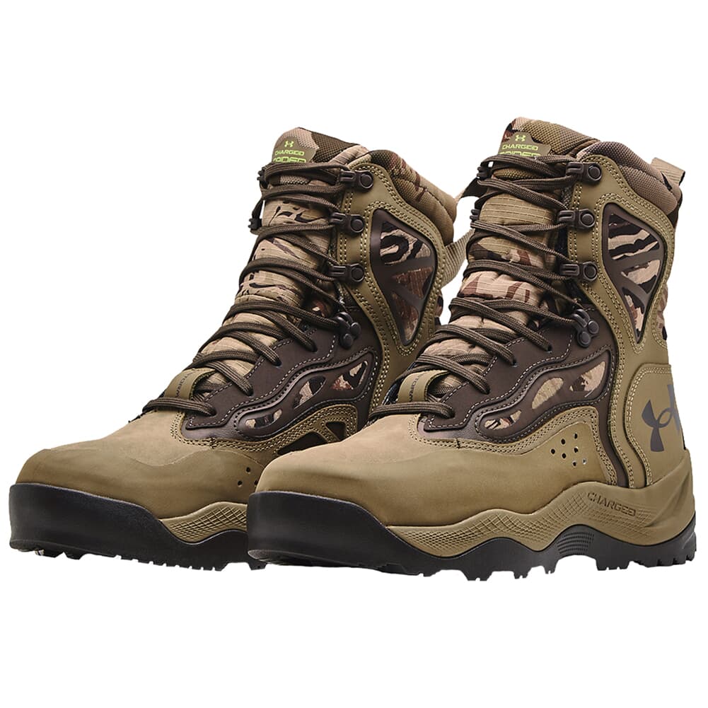 Under Armour Charged Raider WP 600G Boots RR Camo Barren/Bayou/Mvrck Brn Size 8 3024339-900018