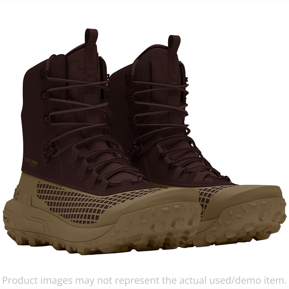 Under Armour USED HOVR Raider WP Boot Brown Obsidian Size 8 3027682-601003 Excellent Condition USED7505