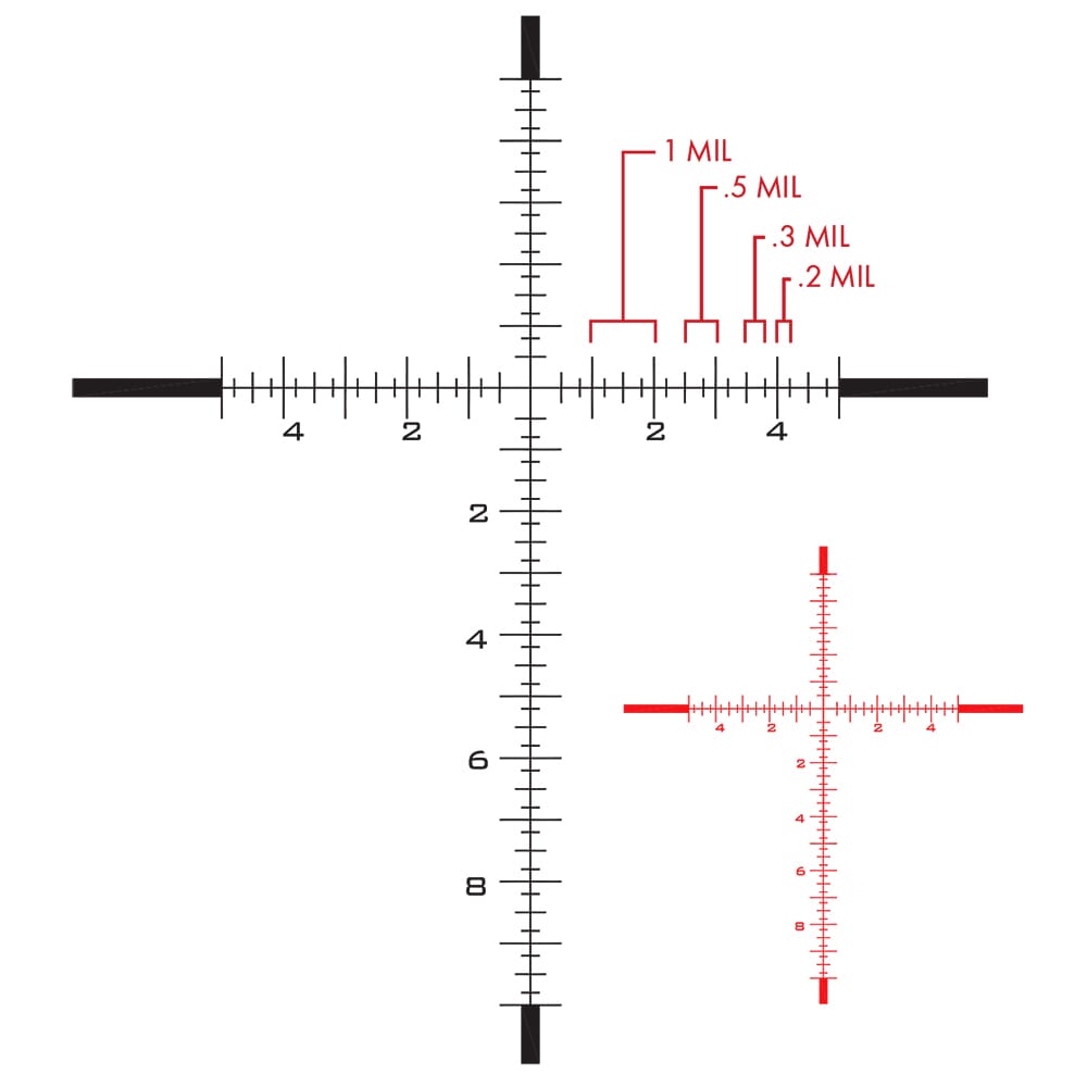 US Optics 3.2-17x50 mm MPR Reticle .1 MRAD B-17 MPR For Sale | SHIPS ...