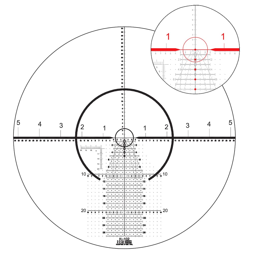 US Optics B-25 5-25x52 Horus H102 .1MRAD Riflescope | SHIPS FREE ...