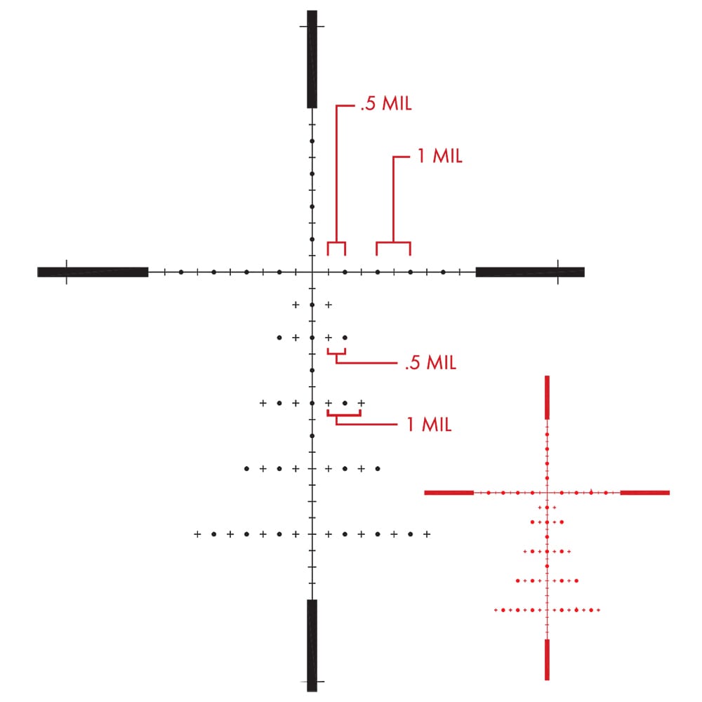 US Optics B-17 3.2-17x50 Illum .1 MRAD GEN II XR Scope | SHIPS FREE ...