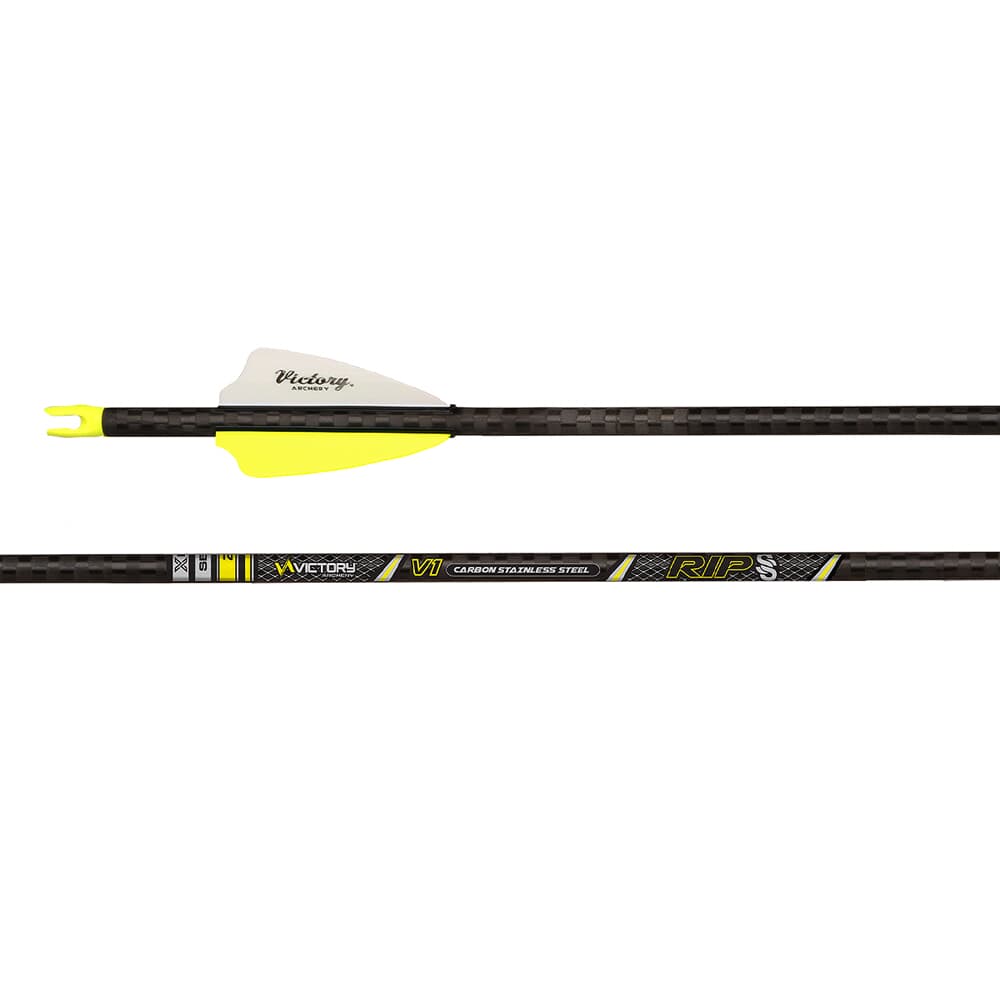 Victory Archery RIP SS Elite 200 GPI: 12.8 Fletched Arrow 6pk RIPSSE-200FX-6