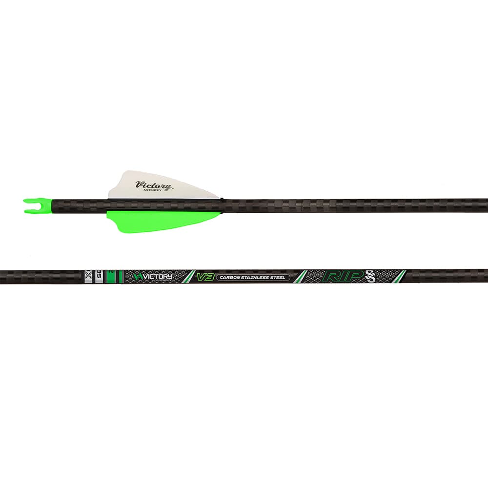 Victory Archery RIP SS Gamer 350 GPI: 9.9 Fletched Arrow 6pk RIPSSG-350FX-6
