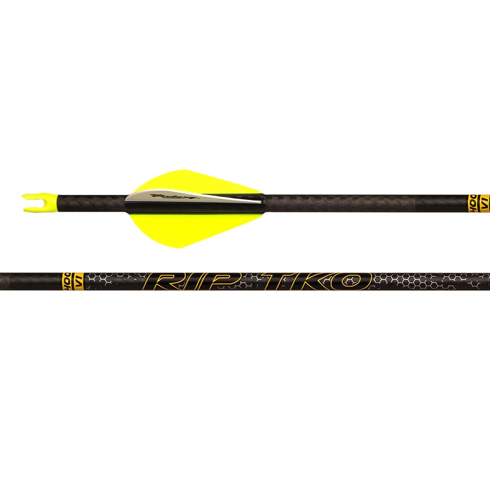 Victory Archery RIP TKO Elite 300 Low Torque GPI: 8.8 Fletched Arrow 6pk RIPTKE-300FB-6