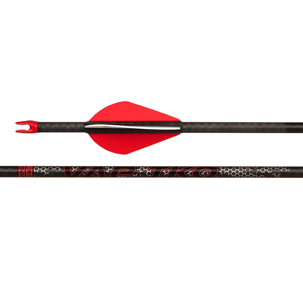 Victory Archery VAP TKO Sport 500 Low Torque GPI: 8 Fletched Arrow 6pk VAPTKAS-500FQ-6