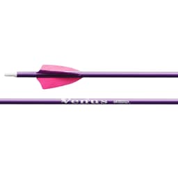 Victory Archery Venus Purple Feather Fletched Youth Arrow 3pk YGPP-600FF2GP-3