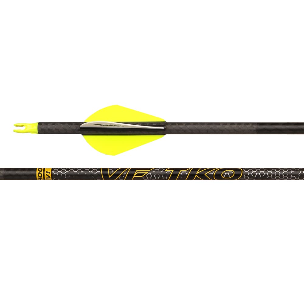 Victory Archery VFORCE TKO Elite 250 Low Torque GPI: 9.4 Fletched Arrow 6pk VFTKE-250FB-6
