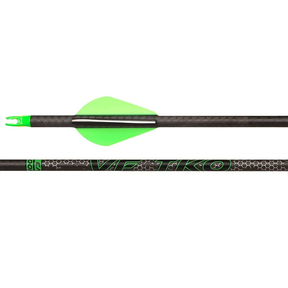 Victory Archery VFORCE TKO Gamer 350 Low Torque GPI: 8.7 Fletched Arrow 6pk VFTKG-350FB-6