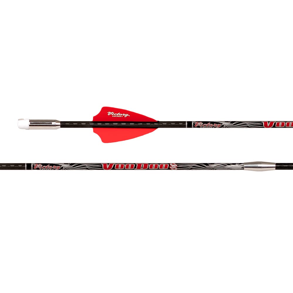 Victory Archery Voodoo SS 20" Stainless Steel Fletched Bolt 3pk VBOLTSS-20FX-3