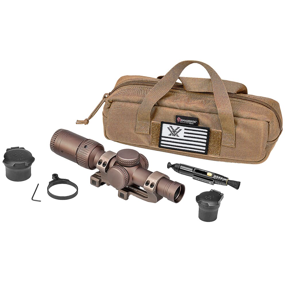 Vortex Razor HD Gen II-E 1-6x24 EBR-7F MOA SFP Riflescope w/ Vortex Mount &amp; Armageddon Bag RZR-16099