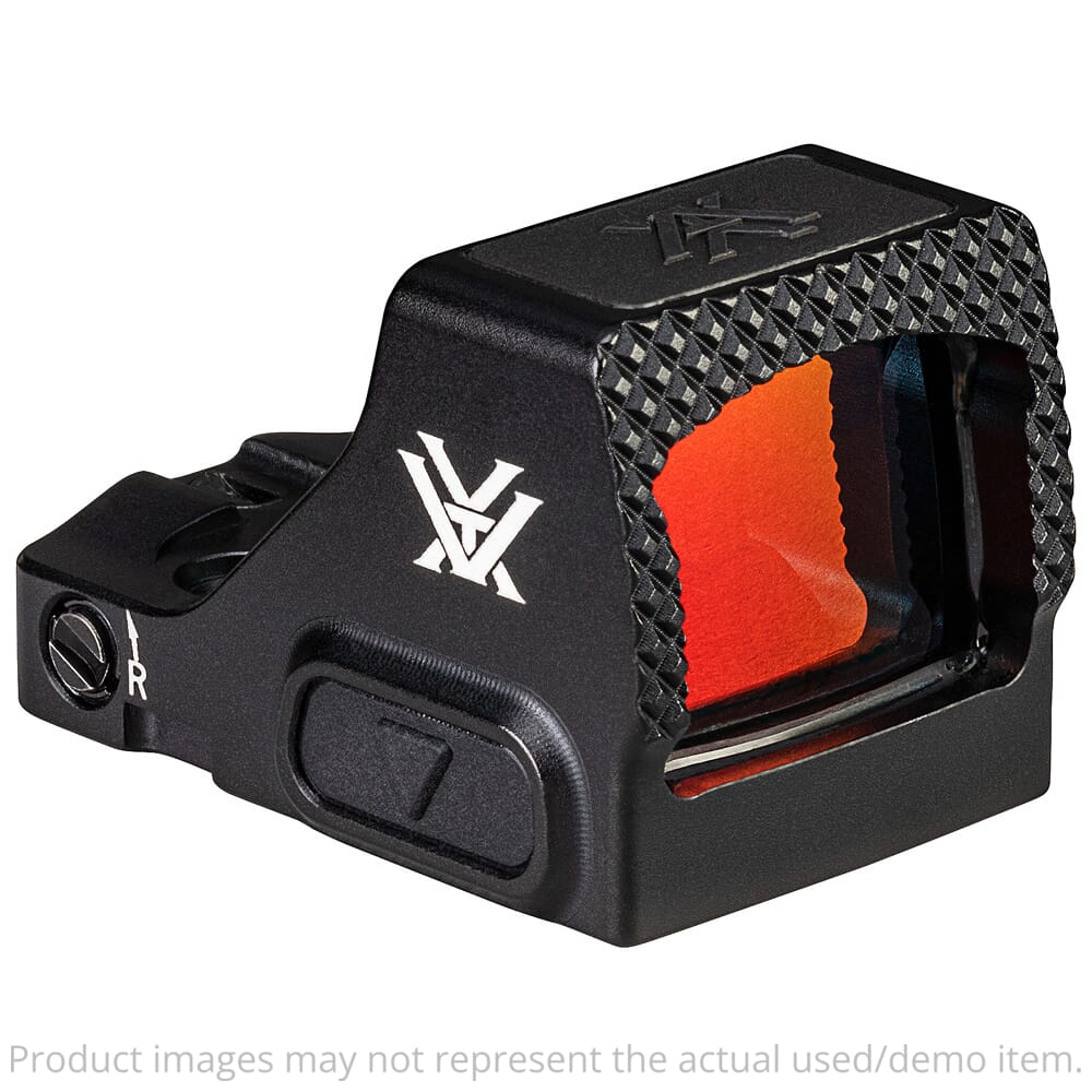 Vortex USED Defender-CCW 3 MOA Red Dot Sight w/Shim Plate, Pic Rail MT, Rubber Cover, Lens Cloth, CR1632 Battery, Tool & Screw Set DFCCW-MRD3 Mount Marks UA5371
