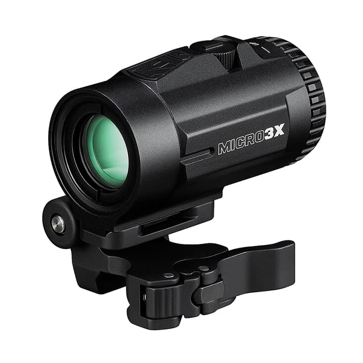 Vortex USED Micro 3x Magnifier w/Quick Release Flip Mount V3XM - Damaged Box, No Manual UA4047