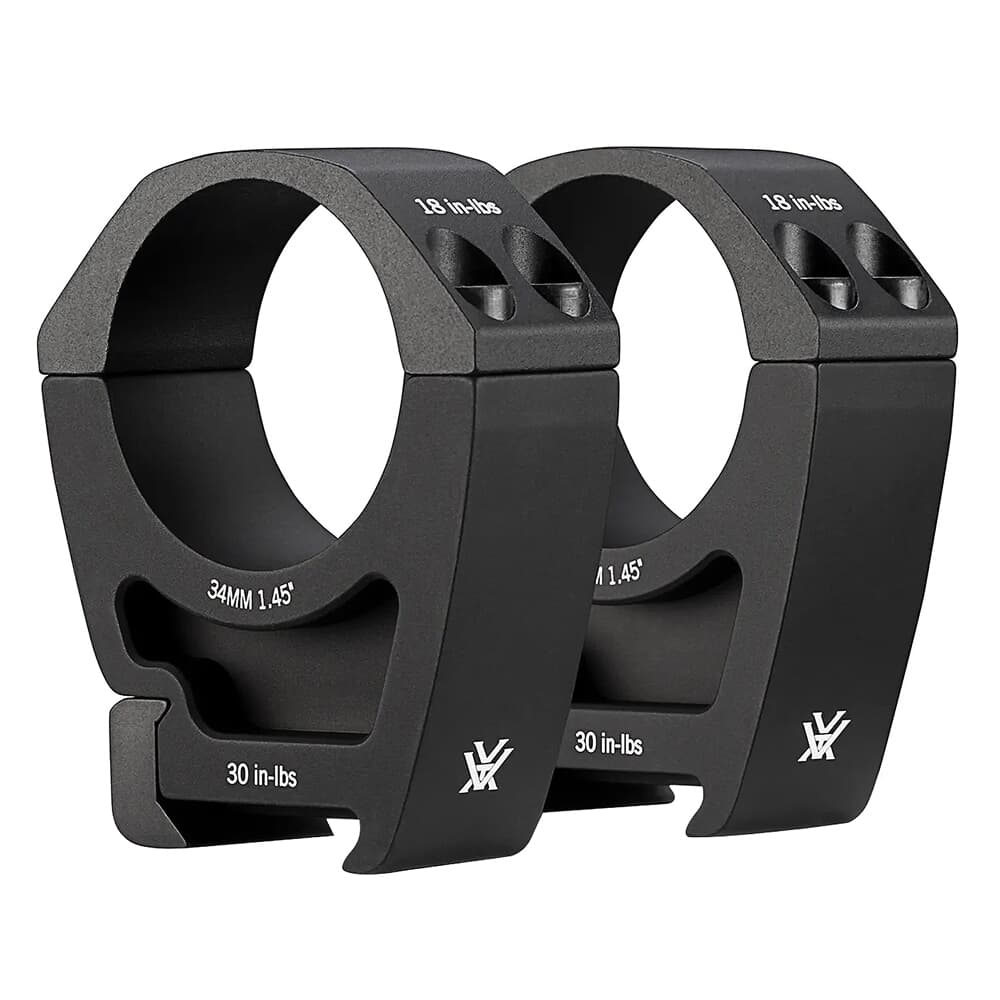 Vortex Pro 34mm High (1.45&quot;) Scope Rings PR34-H