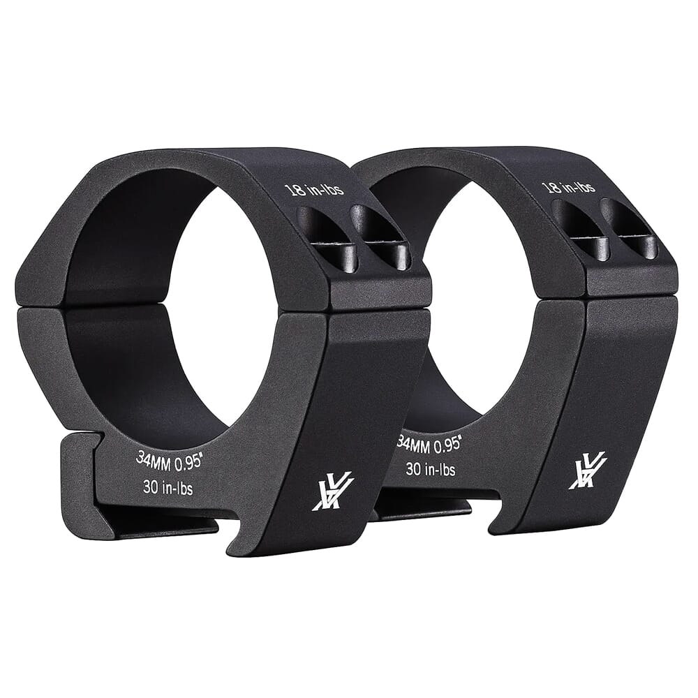 Vortex Pro 34mm Low (.95") Scope Rings PR34-L