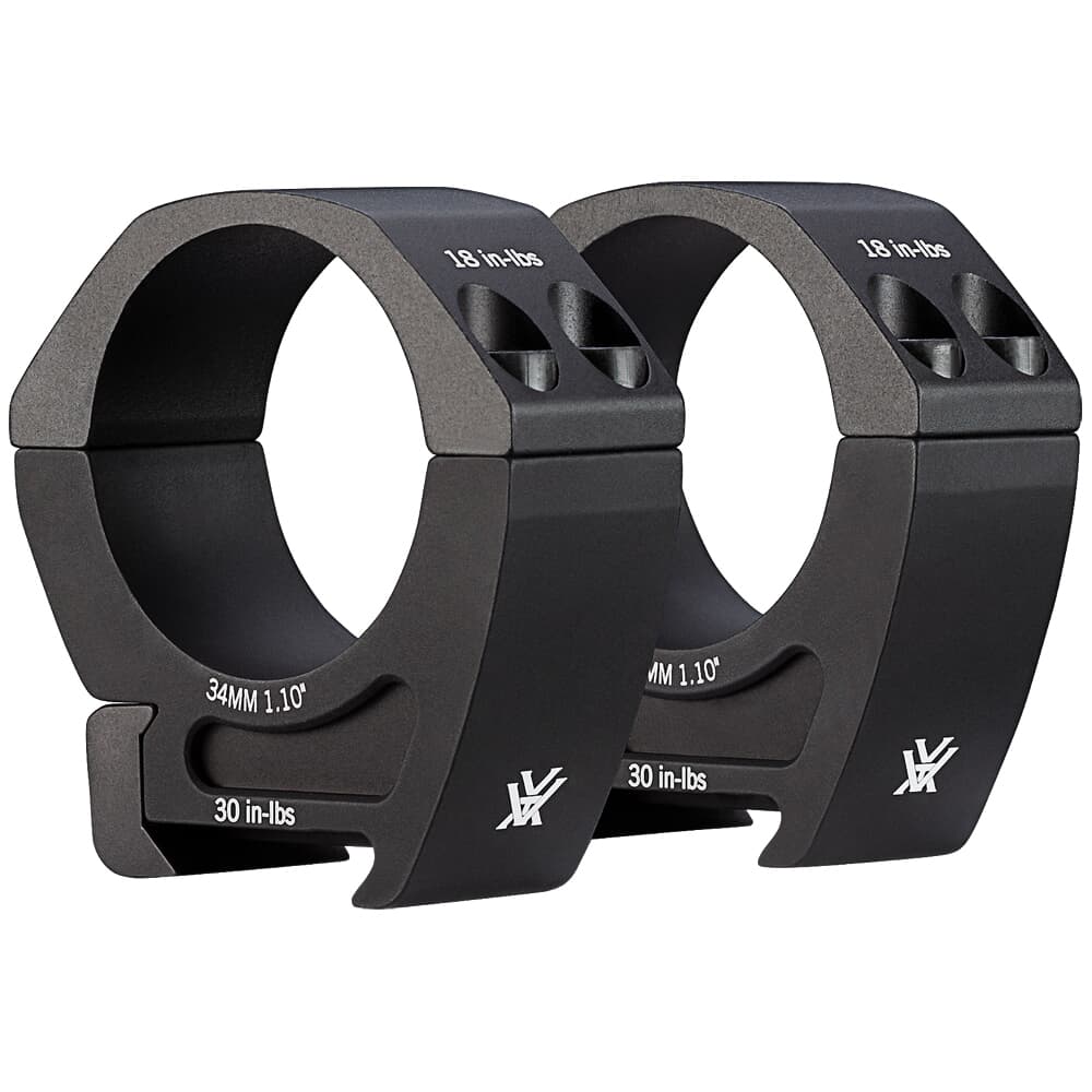 Vortex Pro 34mm Medium (1.10") Scope Rings PR34-M