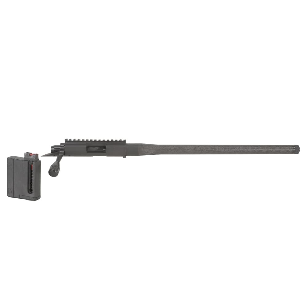 Vudoo Gun Works V-22 G2 .22 LR Kukri Contour 18&quot; TH Graphite Black Carbon Barreled Action CBA-22LR-G2-KUK18T-GB