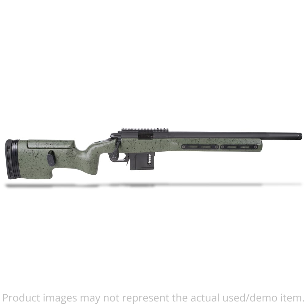 Vudoo Gun Works USED Ravage .22 LR V-22 Gen 2 30 MOA Lrg Bolt Knob 18" Threaded MTU Contour Barrel Black Rifle w/OD Green/Black Web Ridgeback Stock & (1) 10rd GFN Mag RRI-22LR-G2-MTU18T-GBOB Excellent Condition w/Minor Scratches UA5184