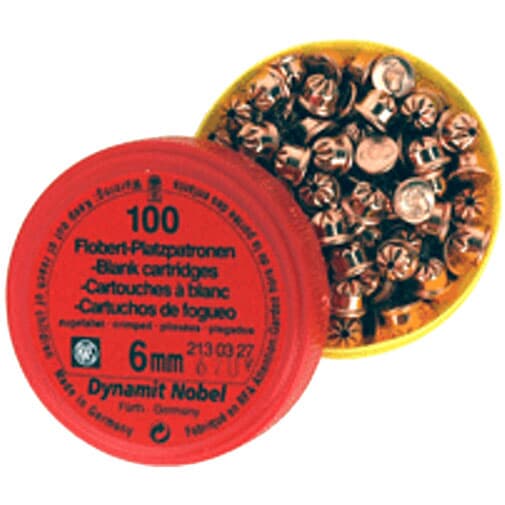 RWS Flobert .22LR 6MM CB Cap Conical 100ct 2130521