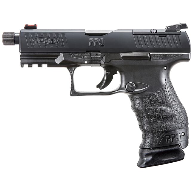Walther PPQ M2 Q4 TAC 9mm Pistol with Threaded Barrel and 3 Mags 2825929