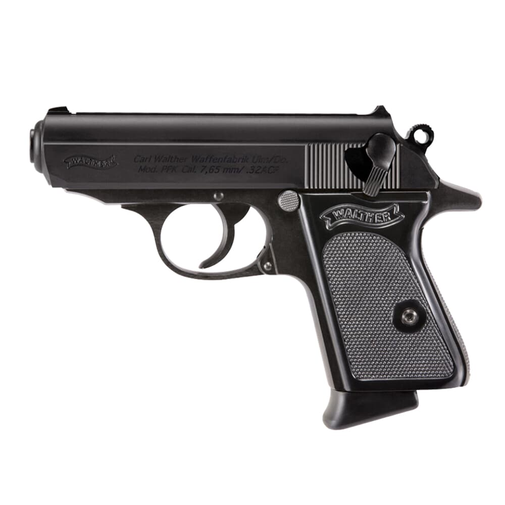 Walther Arms PPK .32 ACP Black 3.3&quot; Barrel Pistol w/(2) 6rd Magazines 4796021