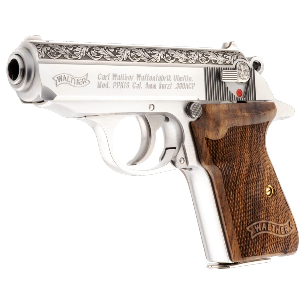 Walther 380 ACP PPK/S Stainless, Oak Leaf 4797073 For Sale - EuroOptic