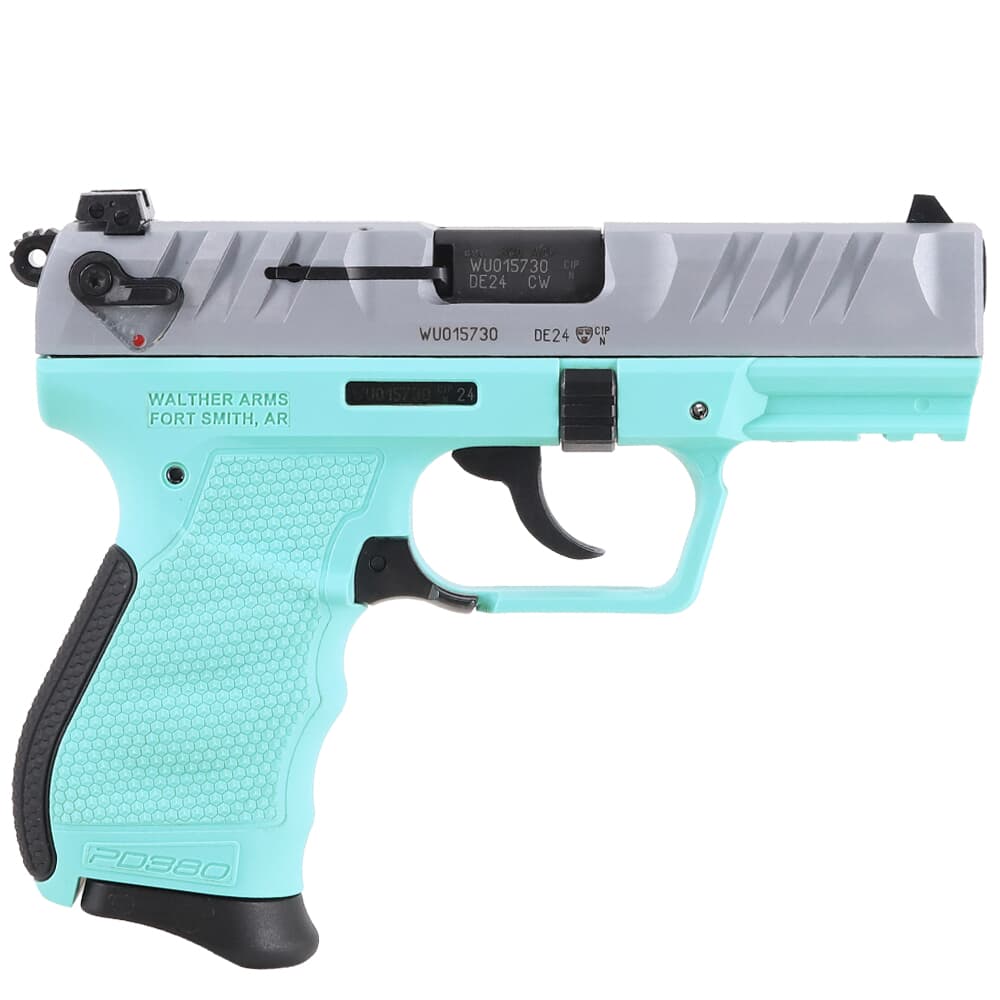 Walther Arms PD380 .380 ACP 3.7&quot; Bbl Angle Blue 9rd Pistol 5050525