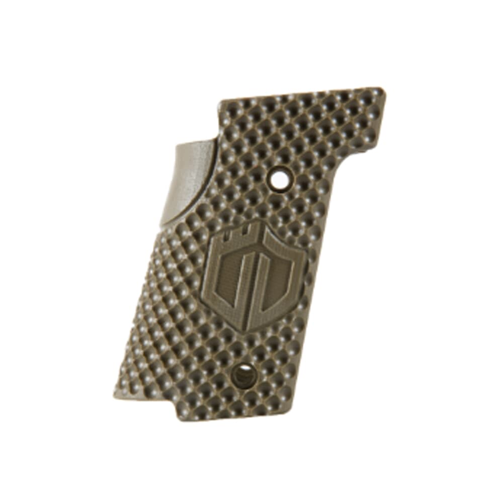 Walther Arms 9mm  Q5 SF G10 Thin Grips - Bogies In Solid OD Green 5132112