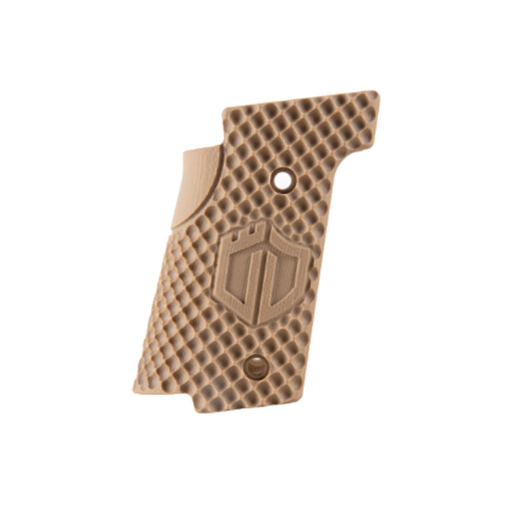 Walther Arms 9mm  Q5 SF G10 Thin Grips - Bogies In Solid Coyote Brown 5132116