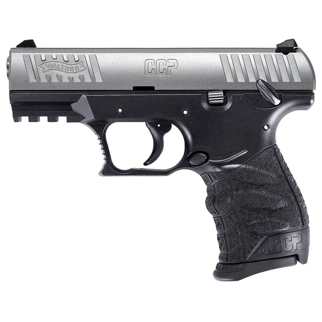 Walther CCP M2 9MM 3.54 Stainless, 8 Round Pistol w/ 2 Mags 5080501