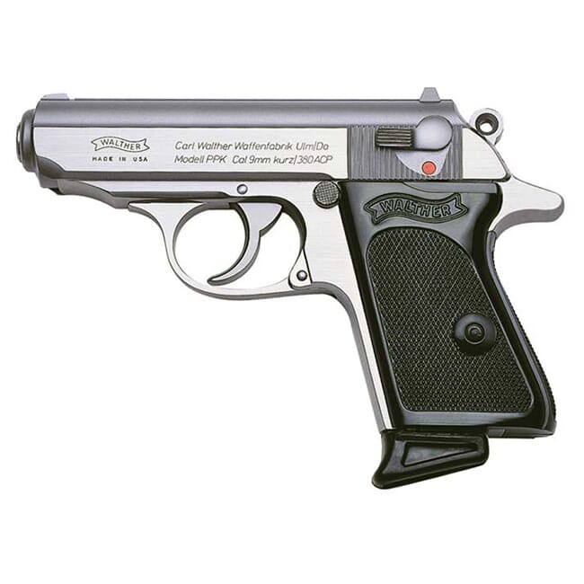 Walther PPK .380 ACP Stainless Pistol 4796001
