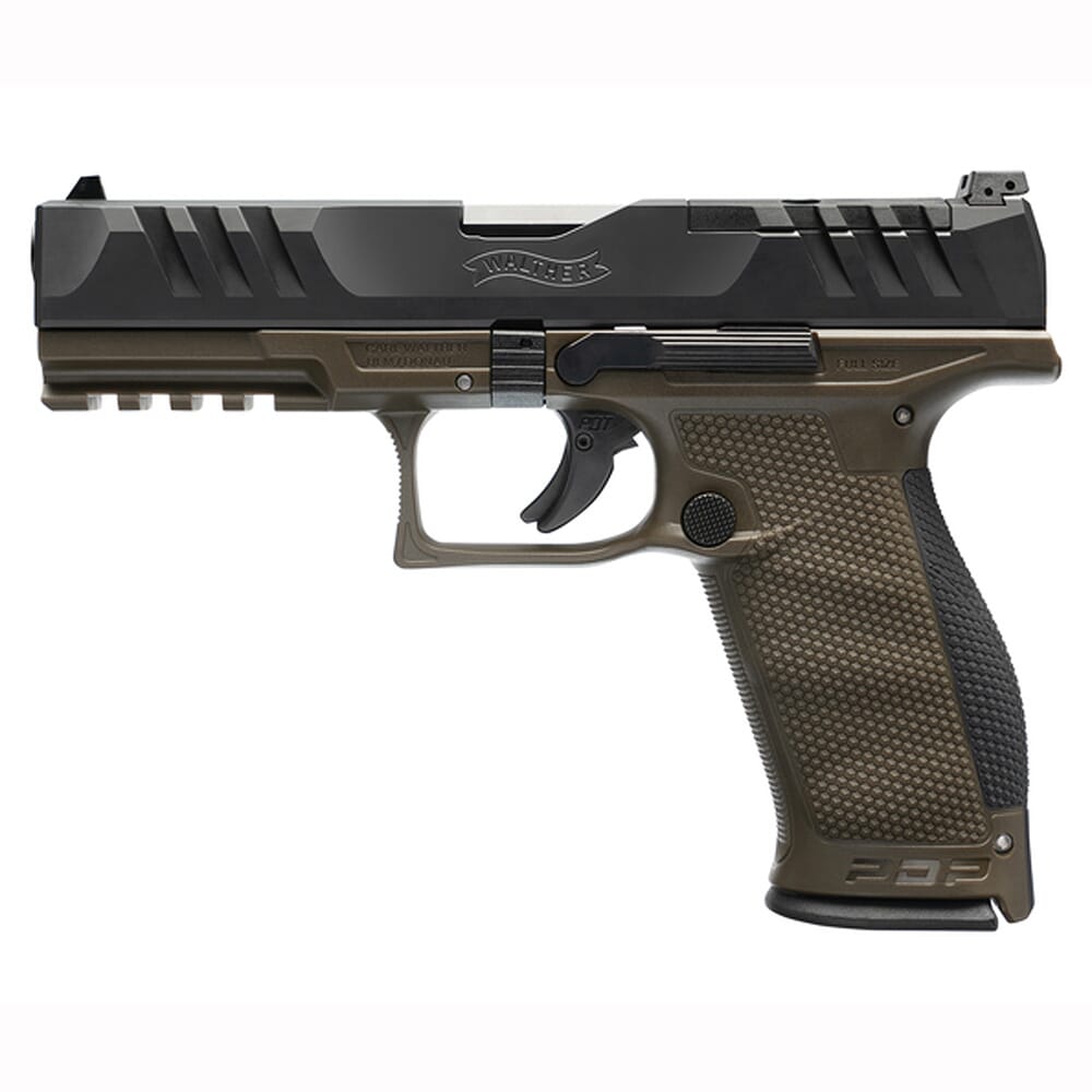 Walther PDP Full Size or 4.5" OD Green Frame 10RD 9MM 2871874-img-1