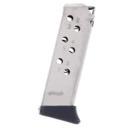Walther PPK .32 ACP Finger Rest Nickel 7rd Magazine 5136784