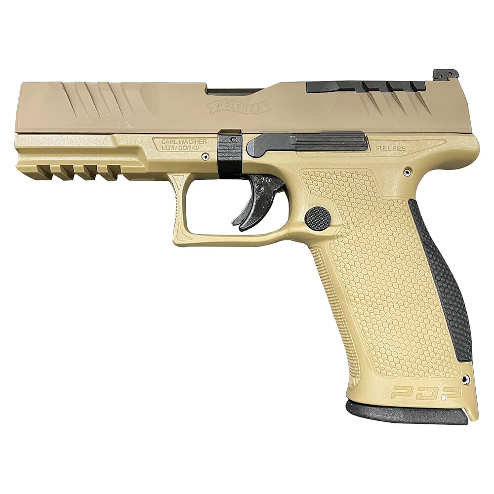 Walther Arms PDP 9mm 4.5" Bbl Optic-Ready Full-Size FDE Pistol w/(2) 10rd Magazines 2858380FDE10