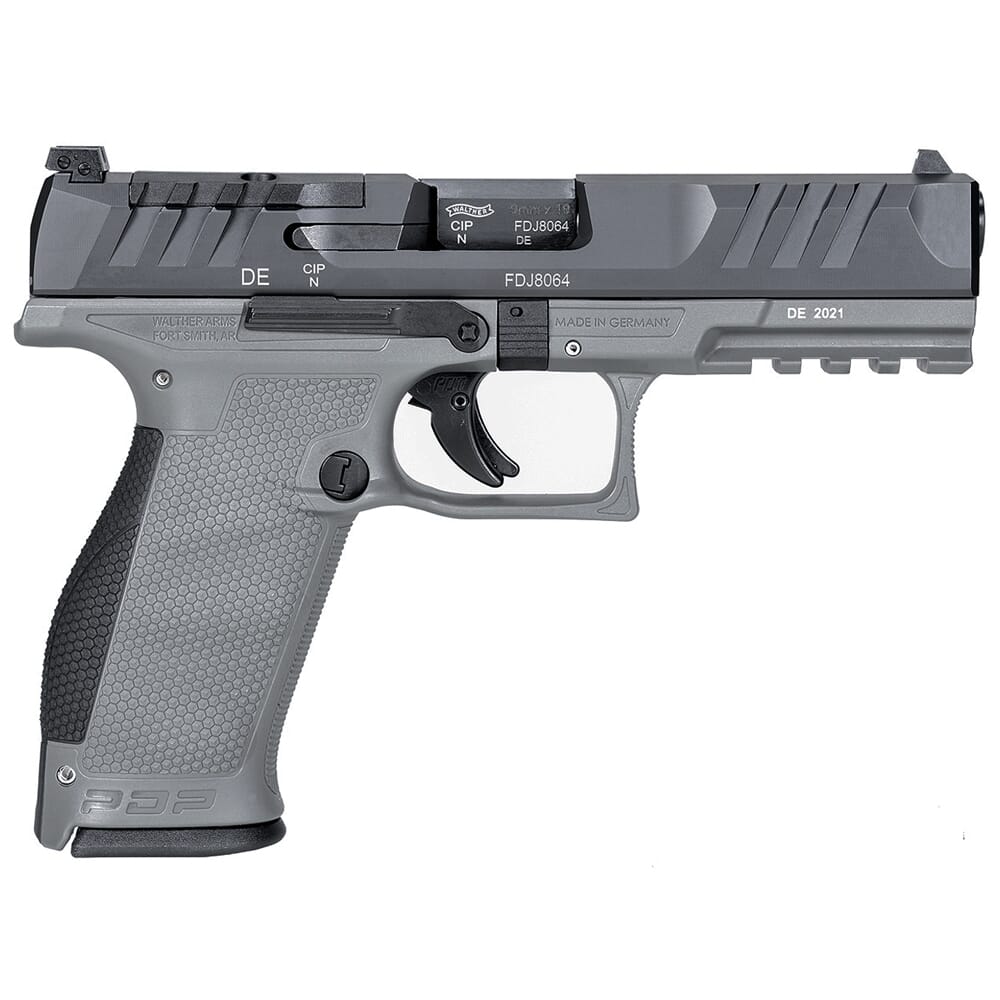 Walther Arms PDP 9mm 4.5" Bbl Two-Tone Gray Frame Optic Ready Full Size Pistol w/(2) 18rd Mags 2858371