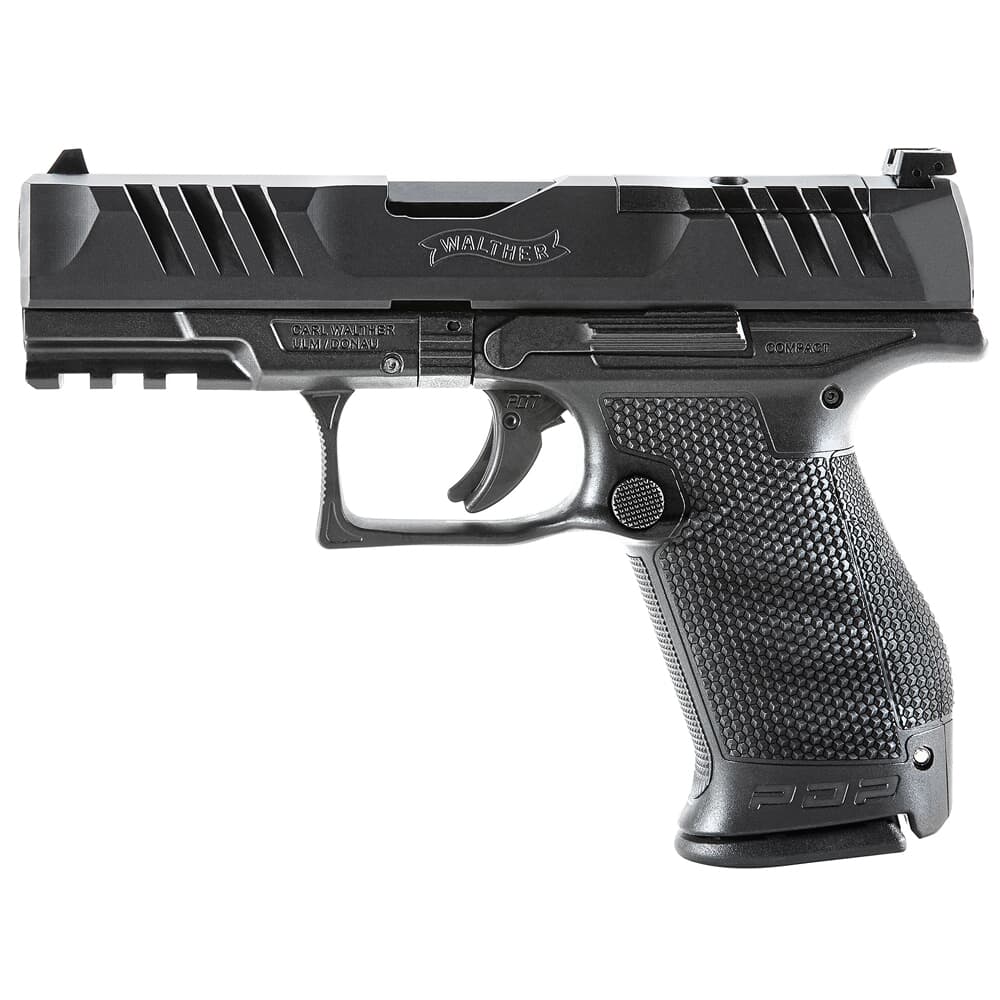 Walther Arms PDP 9mm Black 4&quot; Bbl Optic-Ready Compact Pistol w/(2) 15rd Magazines 2851229