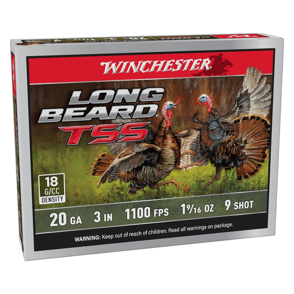 Winchester 20ga 3&quot; #9 Long Beard TSS 1-5/8oz Shells Case of 10 LBTSS2039