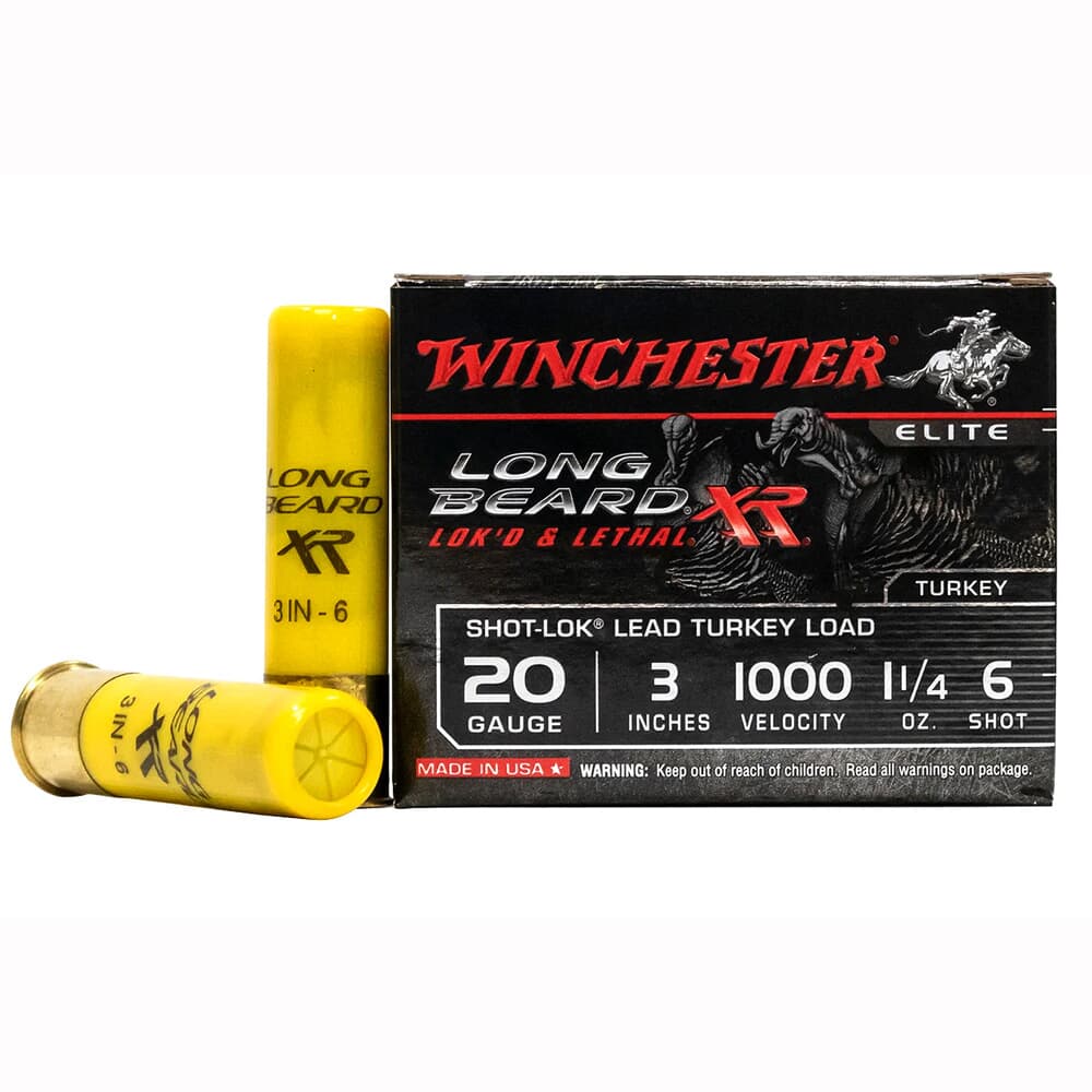 Winchester 20ga 3&quot; #5 Long Beard XR 1-1/4oz Shells Box of 10 STLB2035